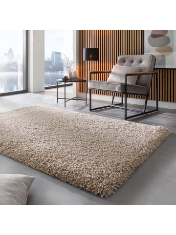 Tara Carpet Hochflorteppich Twilight in Beige