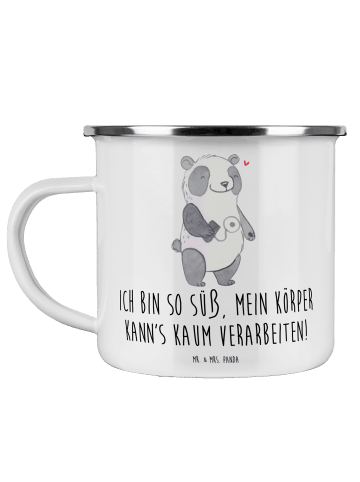 Mr. & Mrs. Panda Kaffeebecher Panda Insulinpumpe mit Spruch in Weiß