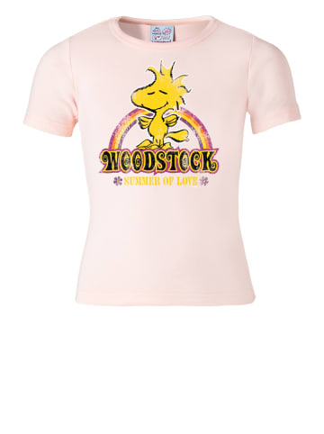 Logoshirt T-Shirt Woodstock in rosa