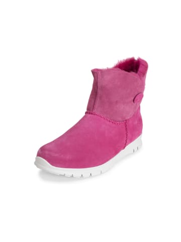 VITAFORM Veloursleder & Doubleface Stiefeletten in fuchsia
