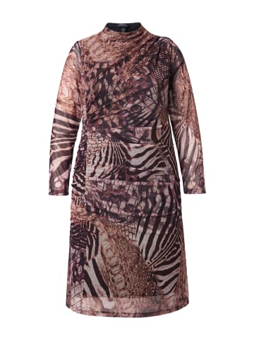 Ulla Popken Midikleid in helles champagner