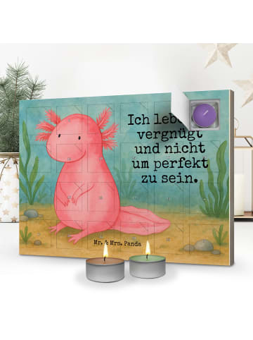 Mr. & Mrs. Panda Kerzen Adventskalender Axolotl Niedlich Design ... in Weiß