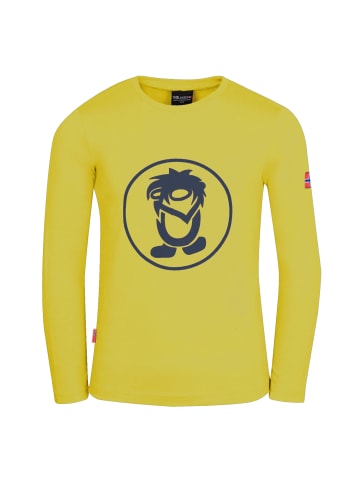 Trollkids Longsleeve Troll in hazy yellow/navy