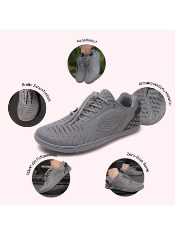 DOTALES LiteStep Barfußschuhe in  Grau 36