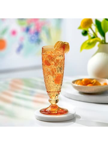 Villeroy & Boch 4er Set Sektgläser Boston Coloured 145 ml in Saffron