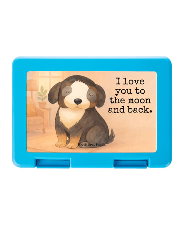 Mr. & Mrs. Panda Bentobox Hund Entspannen Design mit Spruch in Weiß