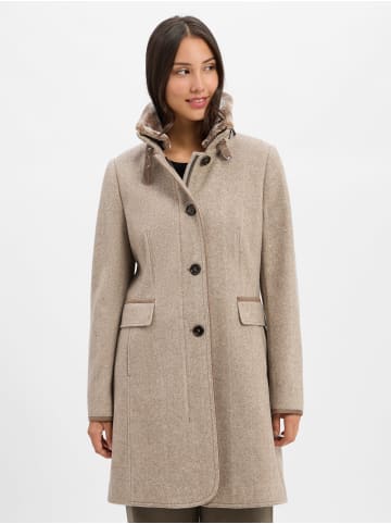 Gil Bret Wollmantel in beige braun - 0001