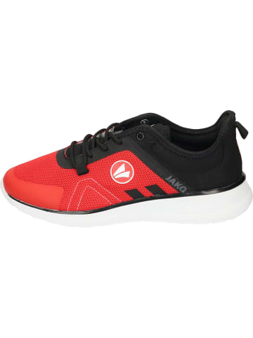 Jako Sneakers Low in fiery red/white