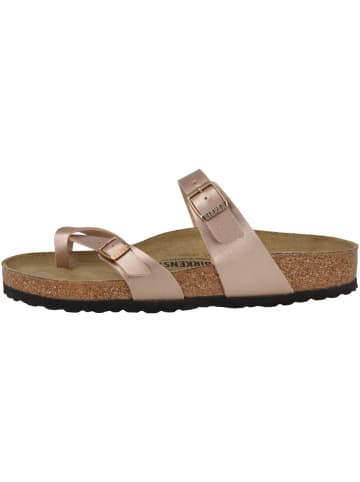 Birkenstock Sandale Mayari Birko-Flor Metallic normal in braun