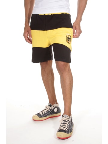 FIOCEO Workoutshorts in gelb/schwarz