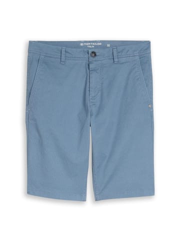Tom Tailor Short SLIM PRINTED CHINO SHORTS slim in Blau