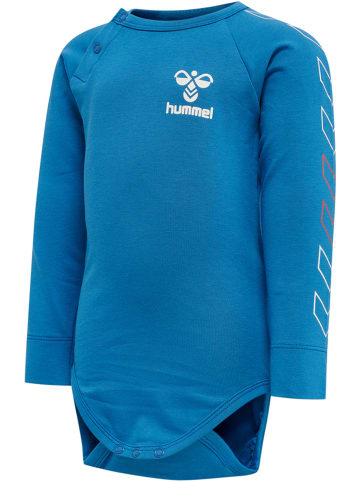 Hummel Druckknopf Strampler Raglanärmel Hmlcody Jungen in VALLARTA BLUE