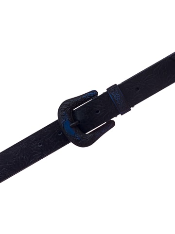 b.belt Gürtel Leder in navy
