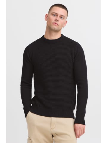 INDICODE Strickpullover IDRicardo 35420MM Strickpulli aus Grobstrick in Schwarz