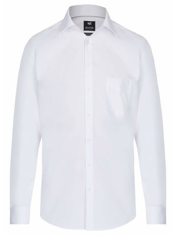 HATICO Langarm FreizeitHemd für Herren in weiß