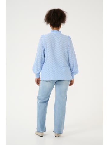 KAFFE curve Langarm - Hemd KCvitana Regular fit in Soft Chambray