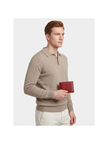 Golden Head Polo Geldbörse RFID Schutz Leder 12 cm rot