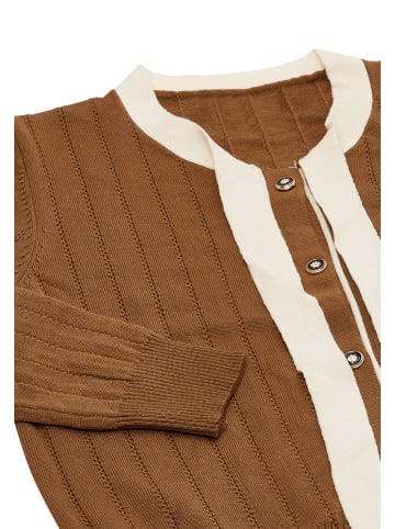 VIRITA Women Cardigan in Coffee