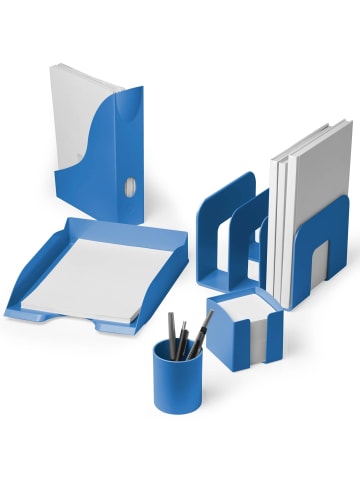 Durable Zettelbox Eco gefüllt 10x10,5x10cm blau