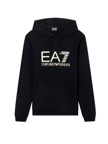 EA7 Sweatshirt in schwarz