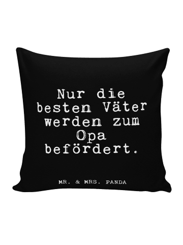 Mr. & Mrs. Panda Dekokissen Nur die besten Väter... mit Spruch in Schwarz