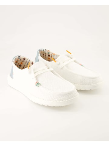 Hey Dude Slip On Sneaker in Weiß