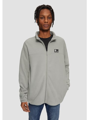 QS Sweatshirt Jacke langarm in Grau