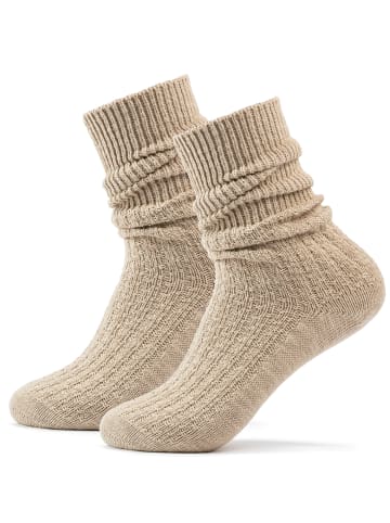 Stockerpoint 1er Pack Herren Kurze Trachtensocken OC-Ludwig in Natur