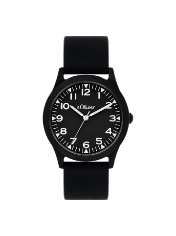 s.Oliver Armbanduhr The Black Rush in schwarz-schwarz