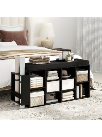 COSTWAY 10-Fächer Schuhbank in Schwarz