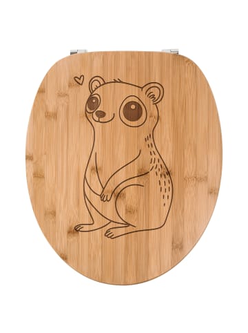 Mr. & Mrs. Panda Toilettendeckel Plumplori Glücklich ohne Spruch in Transparent