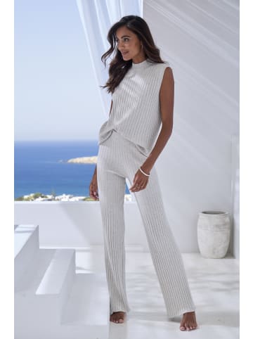 French Connection Stricktop in hellgrau-meliert