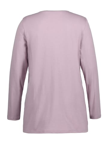 Ulla Popken Longshirt in pastellflieder