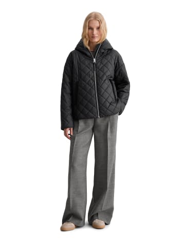 Marc O'Polo Kapuzen-Steppjacke relaxed in Schwarz