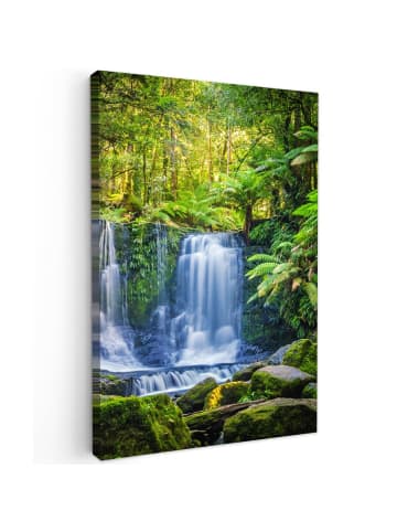 MuchoWow Leinwand bilder Dschungel Wasserfall (BxH)