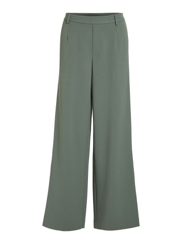 Vila Wide Leg Hose in Duck Green