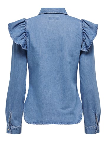 ONLY Jeanshemd in Medium Blue Denim