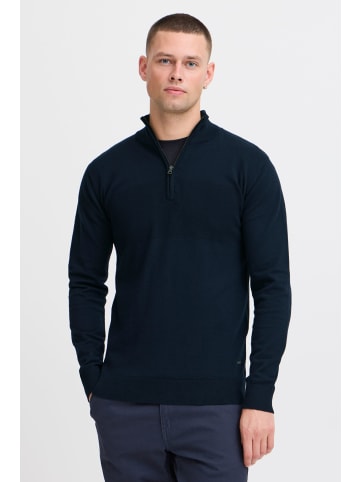 INDICODE Troyer IDErno 35423MM Strickpulli mit Reißverschluss in dunkelblau