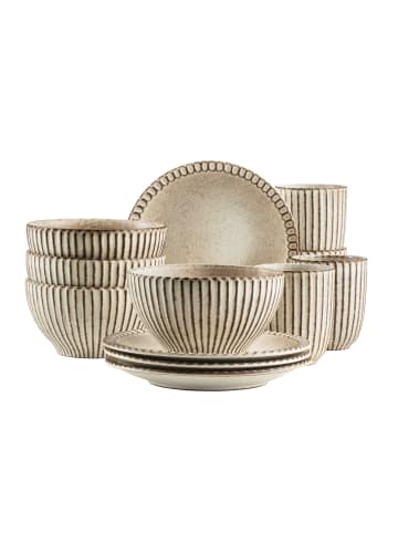 Mäser Frühstück Set, Steinzeug Ida in Beige