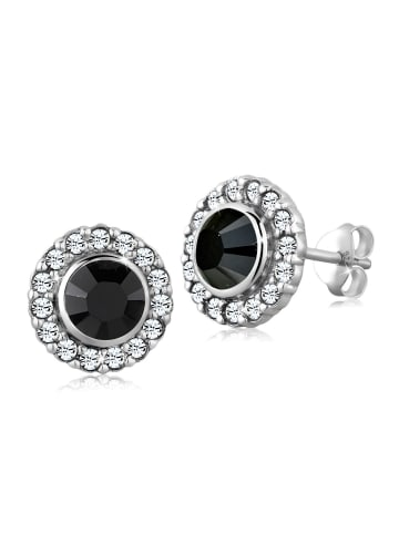 Elli Ohrringe 925 Sterling Silber in Schwarz