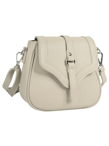 Cluty Umhängetasche echt Leder in beige