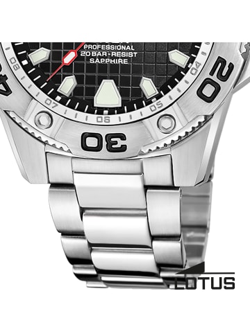 Lotus Chronograph-Armbanduhr Lotus Classic silber groß (ca. 45mm)