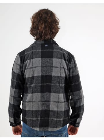 miracle of denim Hemdjacke in Black Grey Check