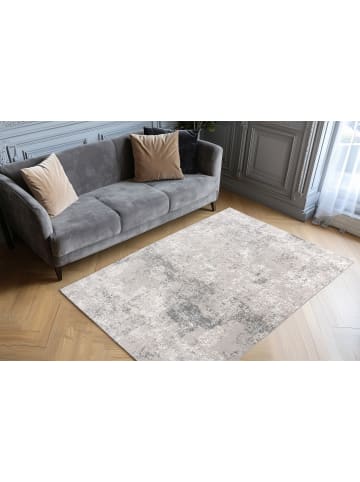 Vivorum Wohnzimmer Teppich – Kurzflorteppich Stage 725 in silber