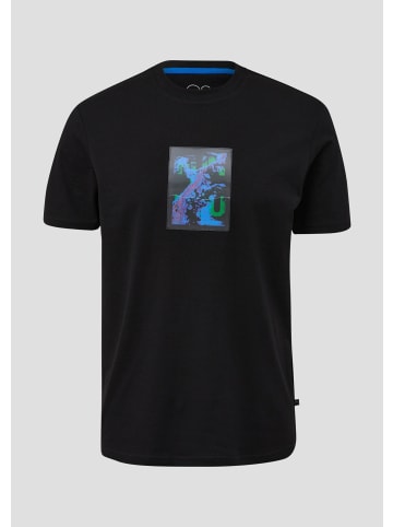 QS T-Shirt in 99D0_schwarz