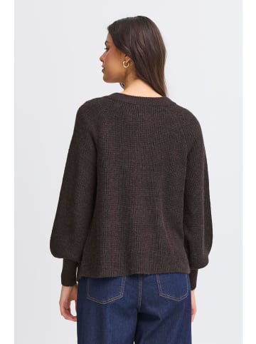 Fransa Strickjacke FRERETTA Regular fit in Charcoal Melange