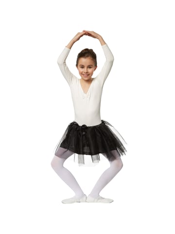 tectake Tutu aus 3-lagigen Tüll, schwarz