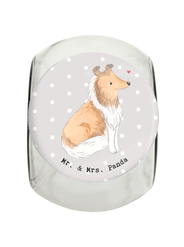 Mr. & Mrs. Panda Tierfutterbehälter Langhaar Collie Moment ohne ... in Grau Pastell