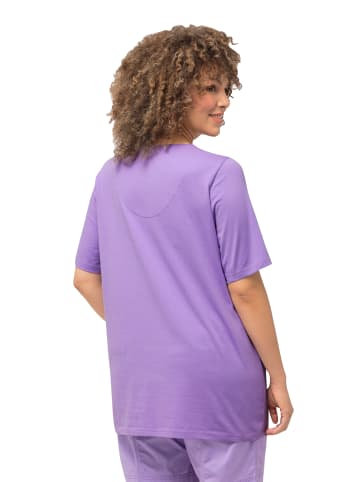 Ulla Popken Shirt in blauer flieder