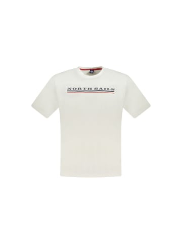 North Sails Weiß Baumwolle Herren T-Shirt
